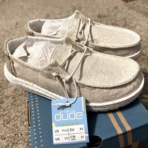 Hey Dudes, Girls, Size Y1/L2, Brand New In Box, Woven Zebra Natural